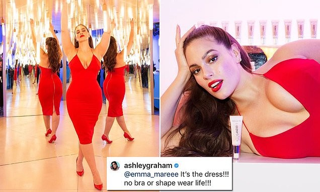 Nàng mẫu ngoại cỡ Ashley Graham quyến rũ 'rực lửa' với đầm đỏ Nàng mẫu ngoại cỡ Ashley Graham quyến rũ 'rực lửa' với đầm đỏ