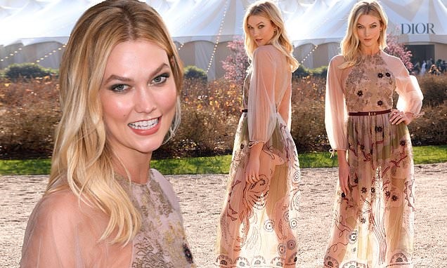 Karlie Kloss khoe dáng tuyệt mỹ với váy xuyên thấu Karlie Kloss khoe dáng tuyệt mỹ với váy xuyên thấu