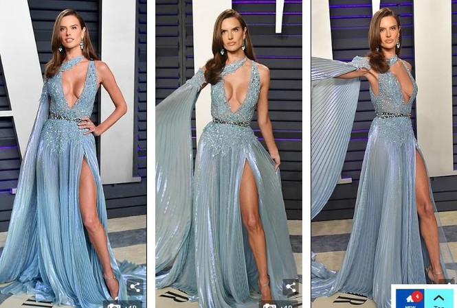 Alessandra Ambrosio khoe gần trọn vòng 1 gợi cảm với váy cắt xẻ bạo Alessandra Ambrosio khoe gần trọn vòng 1 gợi cảm với váy cắt xẻ bạo