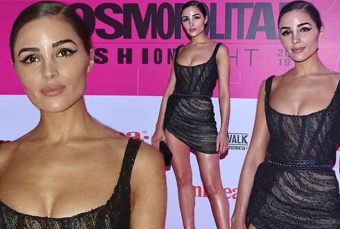 Hoa hậu Olivia Culpo khoe dáng nóng 'bỏng mắt' Mỹ nhân 26 tuổi diện đầm đen 2 dây ôm sát tôn ngực đầy nóng bỏng