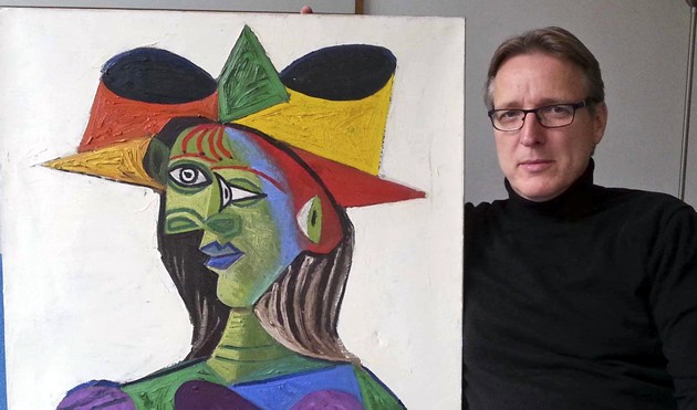 Thám tử tìm thấy tranh Picasso bị đánh cắp sau 20 năm Thám tử Arthur Brand nói ông nhận ra ngay bức tranh của Picasso ở lần đầu nhìn thấy nó. Ảnh: Tetteroo.