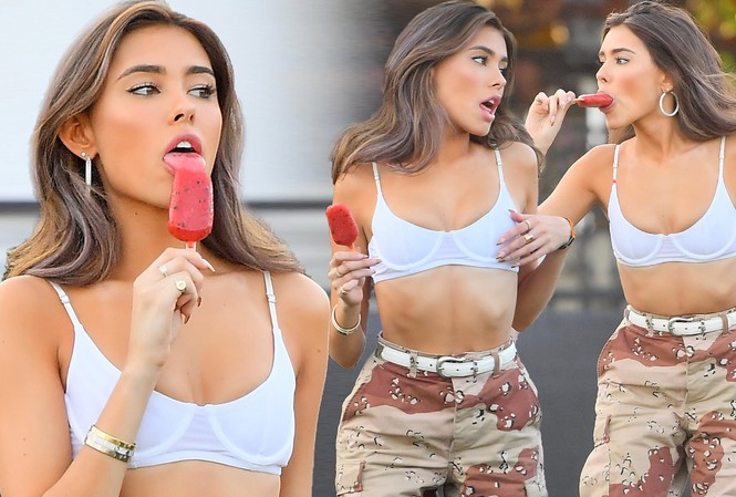 Madison Beer mặc nội y đi sự kiện, khoe vòng eo không ngấn mỡ Madison Beer mặc nội y đi sự kiện, khoe vòng eo không ngấn mỡ