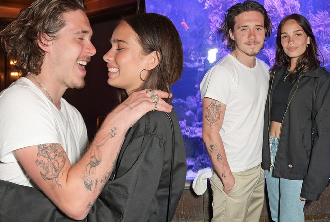 Cậu cả nhà Beckham đắm đuối bạn gái hơn tuổi ở sự kiện Cậu cả nhà Beckham đắm đuối bạn gái hơn tuổi ở sự kiện