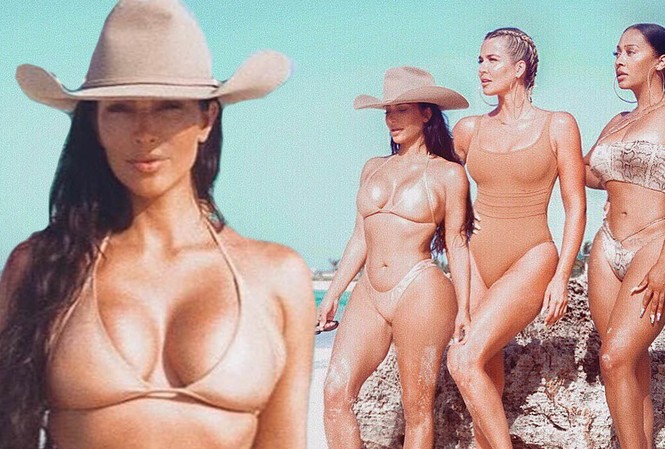 Kim Kardashian và hội chị em 'thiêu đốt' ánh nhìn với bikini màu nude Kim Kardashian và hội chị em 'thiêu đốt' ánh nhìn với bikini màu nude