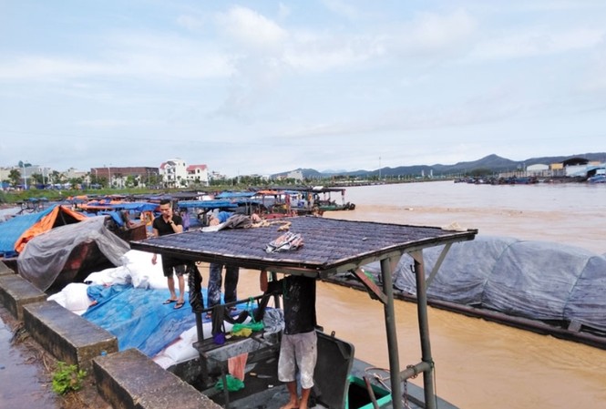 Mưa lớn ở Móng Cái, nhiều đò sắt bị nhấn chìm trong lũ Mưa lớn ở Móng Cái, nhiều đò sắt bị nhấn chìm trong lũ