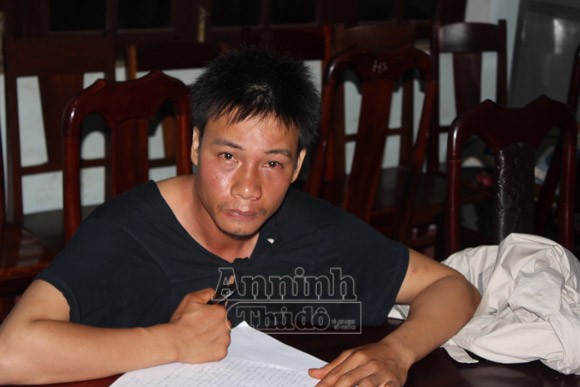 Bắt tài xế gây tai nạn rồi cố tình cán chết nữ sinh Tài xế Nguyễn Minh Triều tại cơ quan công an