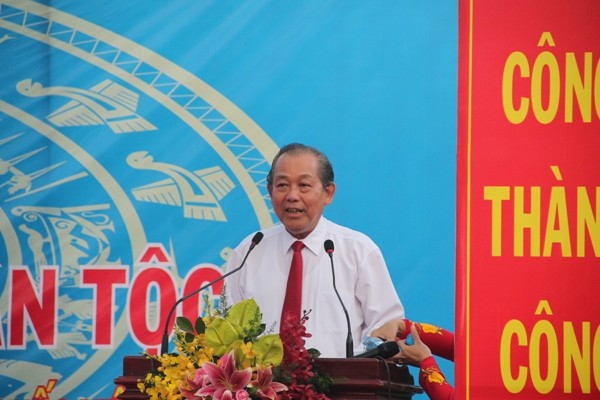 Phó Thủ tướng Trương Hòa Bình: Đoàn kết phải từ trong gia đình Phó Thủ tướng Trương Hòa Bình: Đoàn kết phải từ trong gia đình