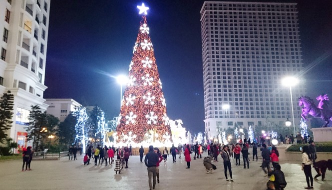 Điểm đến Noel hấp dẫn Royal City dịp Giáng sinh 2014. Ảnh: Như Ý.