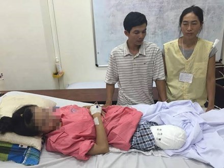 Bệnh nhân bị cưa chân: Gia đình có thể khởi kiện ra tòa Bệnh nhân Lê Thị Hà Vi