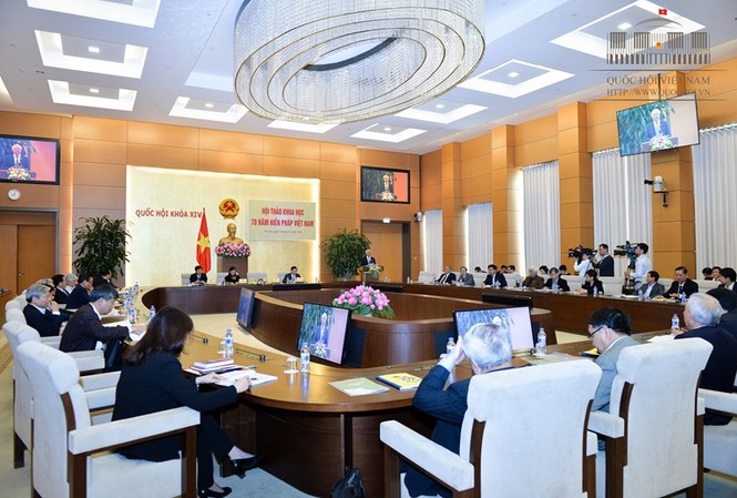 Kế thừa giá trị pháp lý của Hiến pháp đầu tiên Hội thảo khoa học 70 năm Hiến pháp Việt Nam