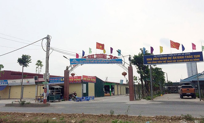Dự án công viên biến tướng, cho thuê giá “bèo” Khu đất quy hoạch xây dựng Công viên Thể thao cây xanh Hà Đông.