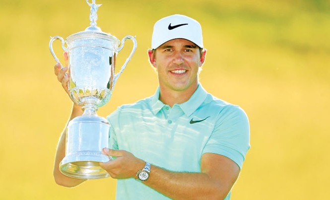 Nhà vô địch không thích... golf Koepka với danh hiệu major đầu tiên trong sự nghiệp. Ảnh: GETTY IMAGES.