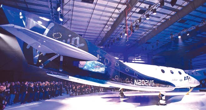 “Chiến tranh các vì sao” của tỷ phú Phi thuyền SpaceShipTwo VSS Unity của Virgin Galactic. Ảnh: wikipedia.