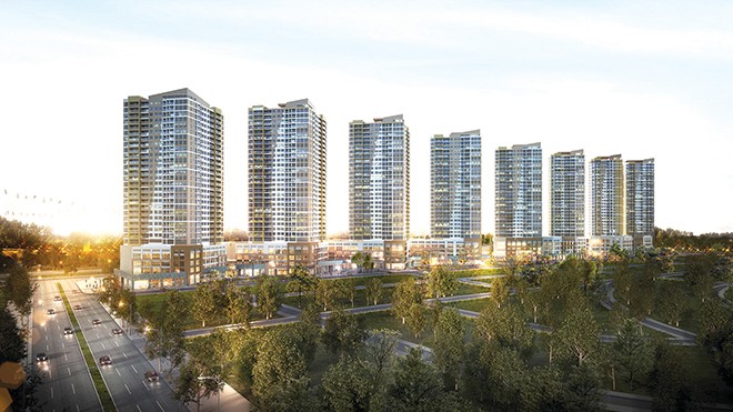 Novaland - “nhà phát triển bất động sản tốt nhất” năm 2015 The Sun Avenue - mặt tiền đại lộ Mai Chí Thọ, Q.2, TPHCM