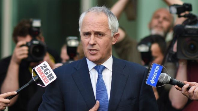 Thủ tướng Úc chỉ trích Trung Quốc mưu chiếm biển Đông Tân Thủ tướng Úc Malcolm Turnbull