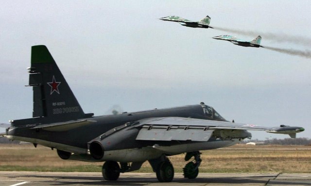 Nga đưa máy bay chiến đấu tới Syria? Các máy bay chiến đấu của Nga. Ảnh minh họa