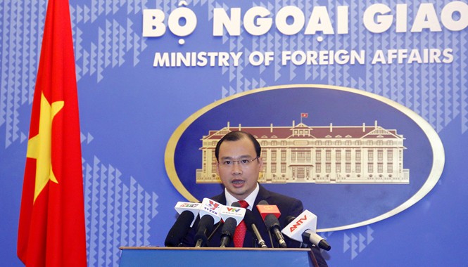 Việt Nam lên tiếng về phát biểu của ông Tập Cận Bình tại Singapore Người phát ngôn Bộ Ngoại giao Việt Nam - Lê Hải Bình. Ảnh: Như Ý