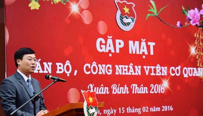 T.Ư Đoàn phát động thi đua đầu năm Anh Lê Quốc Phong, Ủy viên dự khuyết BCH T.Ư Đảng, Bí thư T.Ư Đoàn
