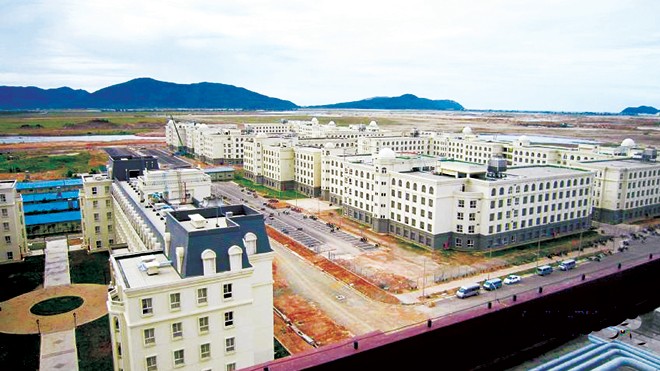 Chết trong “cơn lốc tiền” Formosa Một khu tái định cư dự án Formosa.