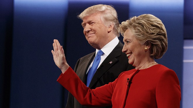Bầu cử tổng thống Mỹ: Thế giới chọn Hillary, dân Nga thờ ơ Bà Hillary Clinton và ông Donald Trump