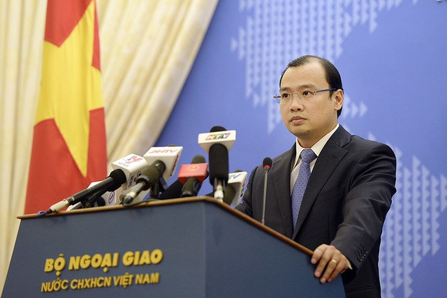 Đàm phán tranh chấp trên biển Đông: Việt Nam nhắc lại lập trường Người phát ngôn Bộ Ngoại giao Việt Nam Lê Hải Bình. Ảnh: Dân Trí