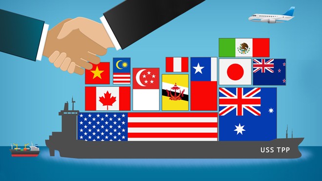 Nhiều lãnh đạo APEC quyết tâm hiện thực hóa TPP Con tàu TPP đang vượt sóng gió, hướng tới bến bờ. Tranh: Corbis