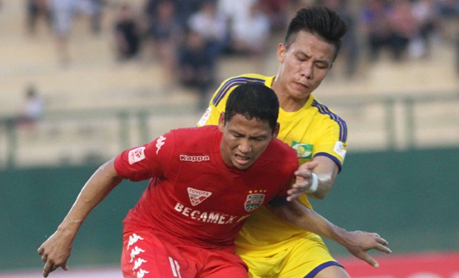 Muốn đội tuyển bay cao, cần một V-League mạnh V-League và các giải đấu trong hệ thống chuyên nghiệp cần là bệ phóng giúp các tuyển thủ thăng hoa cùng các ĐTVN. Ảnh: VSI
