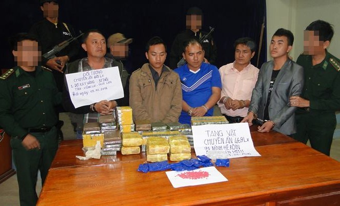 Chuyên gia phá án 'khủng' 5 đối tượng ma túy sừng sỏ trong chuyên án 469 LV bị đại úy Lê Kiếm Sơn và đồng đội triệt phá tháng 1/2016.