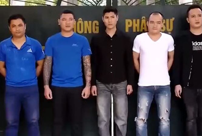 'Tín dụng đen' hoành hành như xã hội đen Các đối tượng hoạt động tín dụng đen bị Công an Thanh Hóa bắt giữ