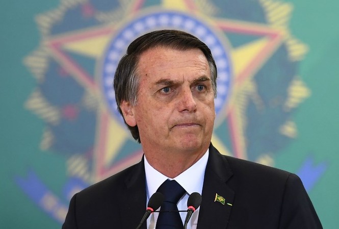 'Ngôi sao mới nổi' của Diễn đàn Kinh tế Thế giới 2019 Đương kim Tổng thống Brazil Jair Bolsonaro (Ảnh: AFP)