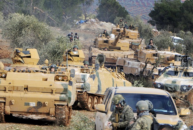 Thổ Nhĩ Kỳ sẵn sàng cho chiến dịch tại Syria Quân đội Thổ Nhĩ Kỳ đã chuẩn bị các trang thiết bị, vũ khí - khí tài cho chiến dịch quân sự