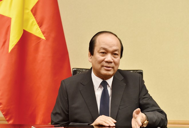 Chính phủ quyết tâm tăng tốc, bứt phá Bộ trưởng, Chủ nhiệm Văn phòng Chính phủ Mai Tiến Dũng. Ảnh: Như Ý