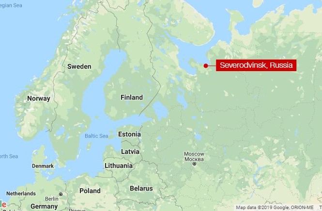 Những nghi vấn xung quanh một vụ nổ Thành phố Severodvinsk phía tây bắc nước Nga, nơi xảy ra vụ tai nạn