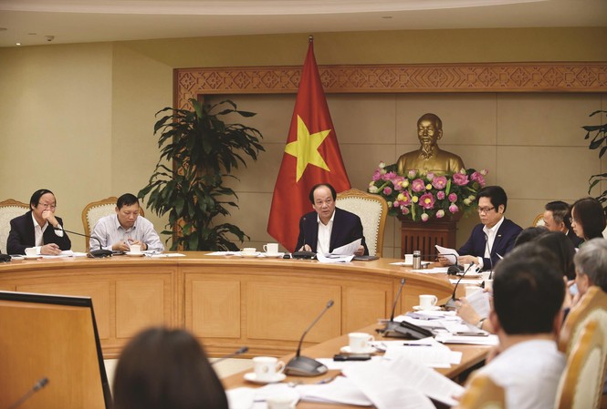 Tuýt còi quy định 'thỏ không được ăn cà rốt' Tổ công tác của Thủ tướng làm việc với các bộ, ngành về những khó khăn, vướng mắc trong sản xuất, kinh doanh lĩnh vực nông nghiệp. Ảnh: N.B