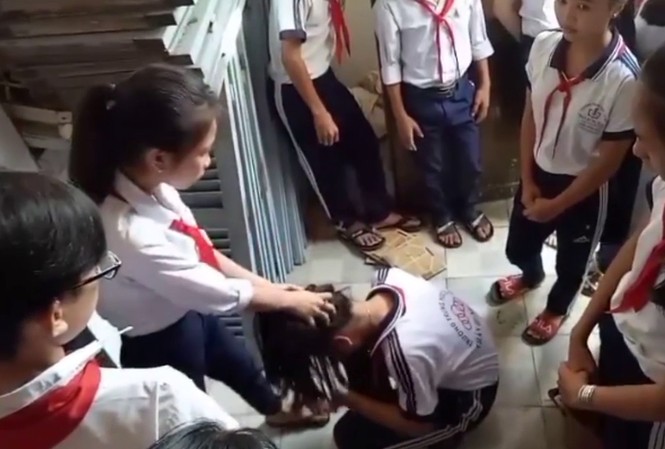 Bạo lực học đường có xu hướng lan rộng, vì sao? Báo động đỏ bạo lực học đường. ảnh: pv