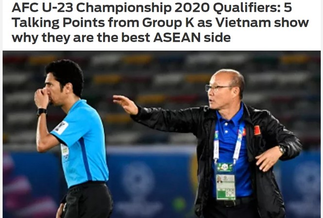 Fox Sports: 'U23 Việt Nam chứng minh họ là Vua Đông Nam Á' Tiêu đề bài viết Fox Sports ca ngợi U23 Việt Nam