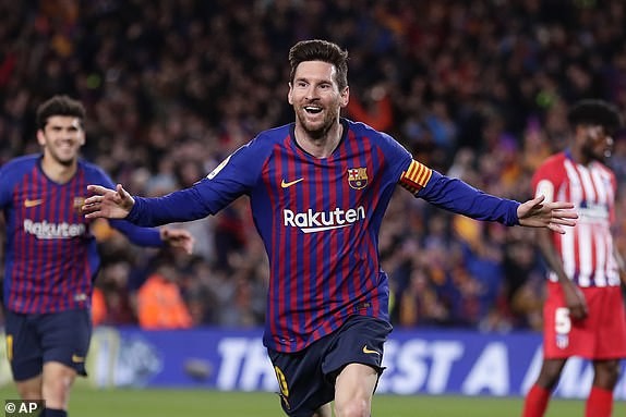 'Binh lực' Barca quyết đấu với M.U ở Champions League Lionel Messi và các đồng đội sẵn sàng làm khách của M.U