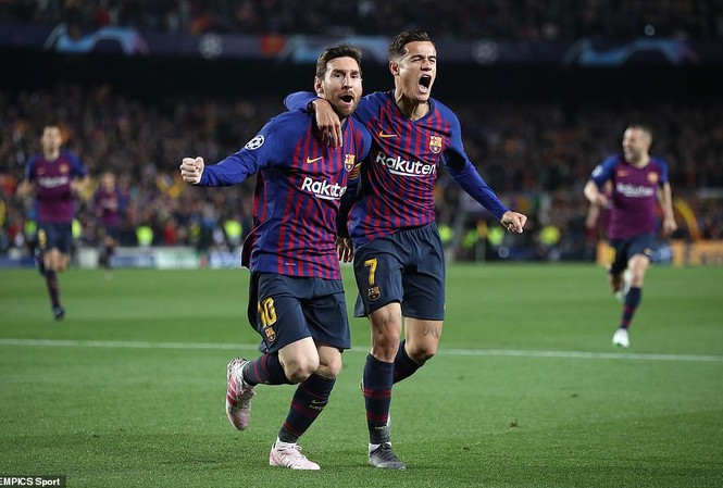 Messi gieo sầu cho M.U, Barcelona vào bán kết Champions League Messi lập cú đúp