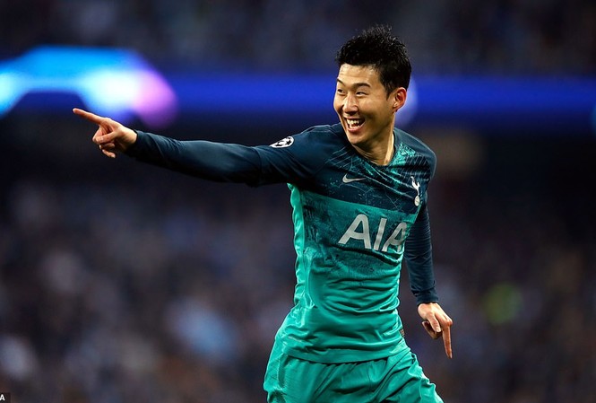 Xé lưới Man City, Son Heung-min lập kỷ lục khủng ở Champions League Son Heung-min tỏa sáng rực rỡ trước Man City