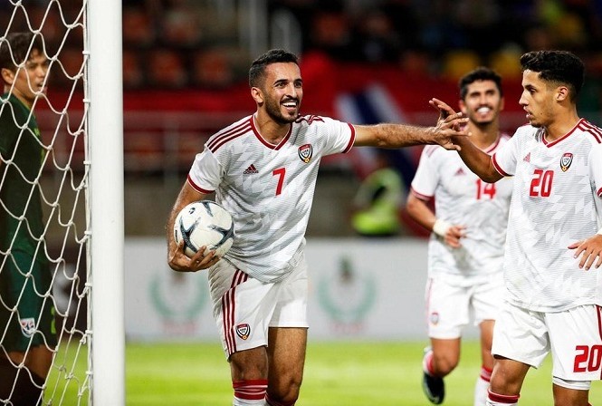 UAE chốt đội hình đấu tuyển Việt Nam: Tổn thất lớn ở hàng công Ali Mabkhout bị treo giò trước tuyển Việt Nam.
