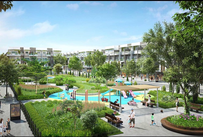 Him Lam Green Park - Xây dựng đô thị “xanh” từ chính cộng đồng cư dân Những khoảng xanh lớn tại dự án tạo môi trường sống trong lành, thân thiện cho cộng đồng cư dân Him Lam Green Park