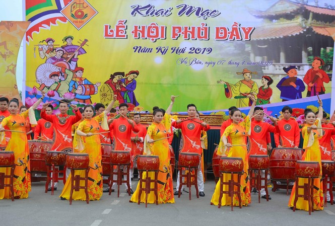 Hôm nay, khai hội Phủ Dày Khai hội Phủ Dầy 2019 Ảnh: Hoàng Long