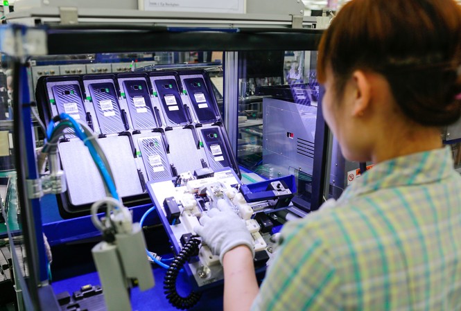 Nguồn vốn FDI đang suy giảm Samsung – DN FDI hàng đầu của Hàn Quốc đang đầu tư tại Việt Nam. Ảnh: Anh Tuấn