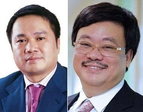 Hai 'đại gia Đông Âu' lọt danh sách tỷ phú Việt của Forbes Ông Hồ Hùng Anh (trái) và ông Nguyễn Đăng Quang.