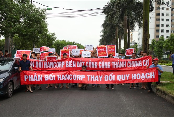 Loạn điều chỉnh quy hoạch khu đô thị 'kiểu mẫu' Cư dân khu Ngoại giao đoàn phản đối chủ đầu tư phá vỡ quy hoạch
