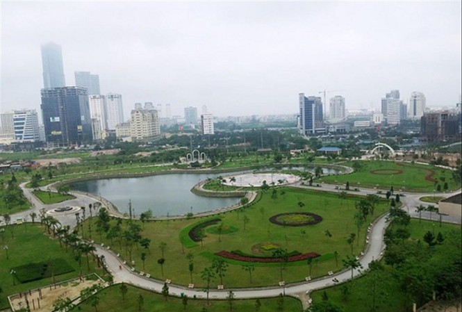 Chết yểu nhiều dự án bãi đỗ xe ngầm Công viên Cầu Giấy, lá phổi xanh của quận