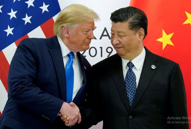 Thương chiến Mỹ - Trung: Dền dứ và khẩu chiến Ông Trump nói đã lên kế hoạch điện đàm với ông Tập. ảnh: Reuters/SCMP