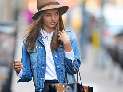 Học sao phối đồ với áo khoác jeans Học sao phối đồ với áo khoác jeans