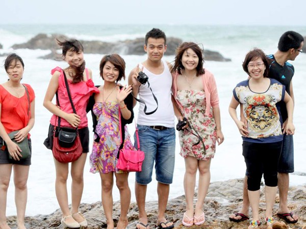 Quen ảo, 'phượt' thật Một nhóm bạn trẻ offline tại Cô Tô Ảnh: Đức Hoàng
