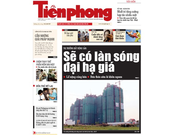 Tin bài đáng chú ý trên Tiền Phong số 305 Tin bài đáng chú ý trên Tiền Phong số 305